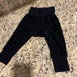 Zutano Fleece Cuff Pant - Black 12 months
